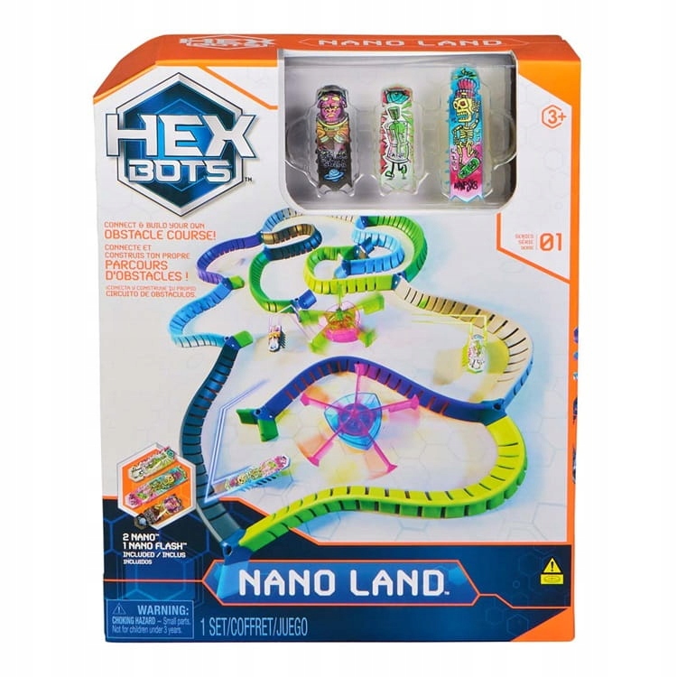 HEX BOTS playset Nano Land – Interaktywna zabawa dla dzieci