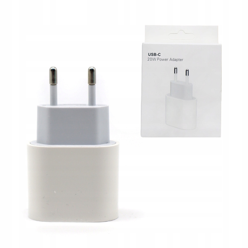 Ładowarka M ECOBOX ŁADOWARKA SIECIOWA IPHONE MU7V2ZM/A 20W USB-C TYP-C PD BOX SINGLE – Szybkie ładowanie dla Twoich urządzeń