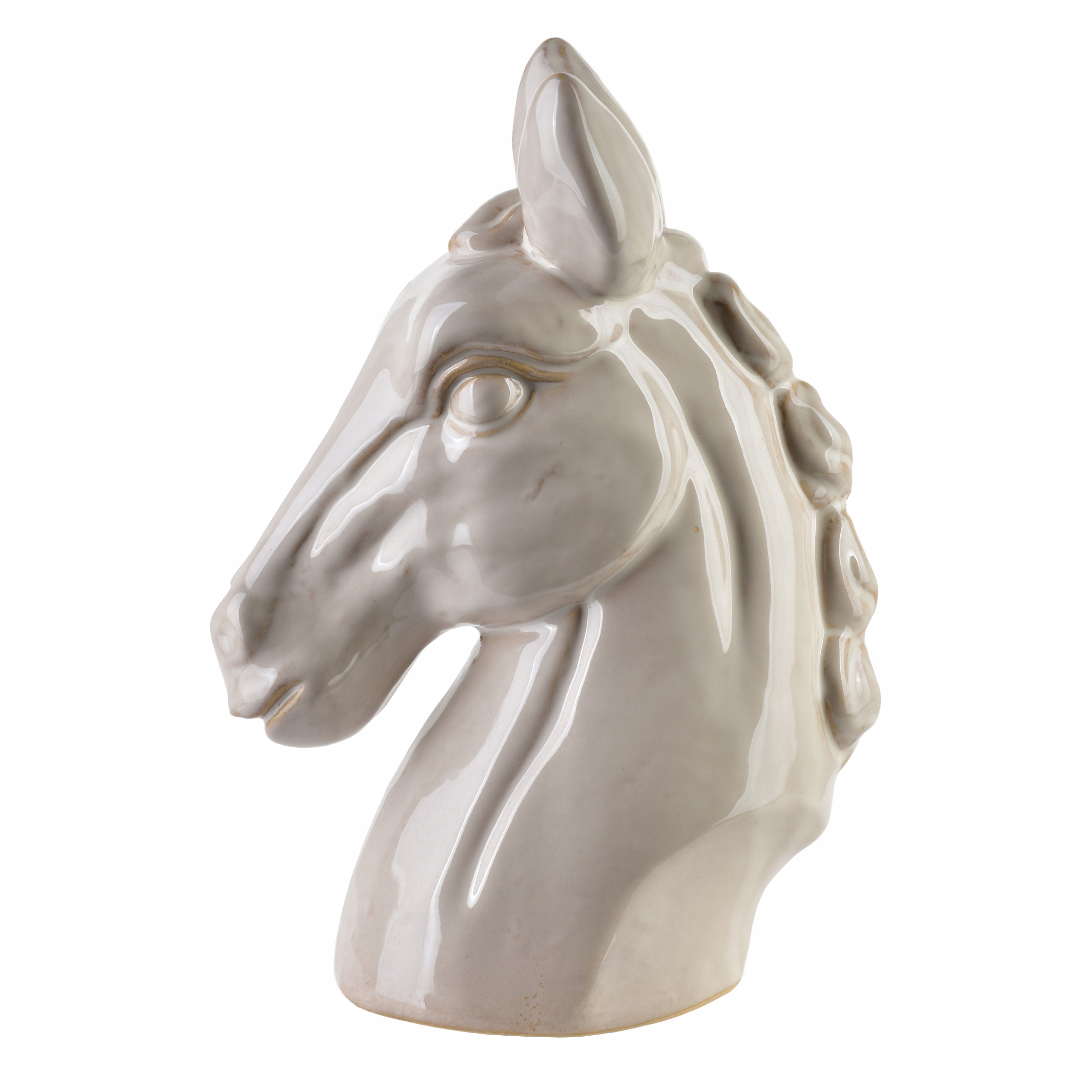 ORAN BEIGE Figura koń 17x10,5x24cm – Elegancka dekoracja do każdego wnętrza