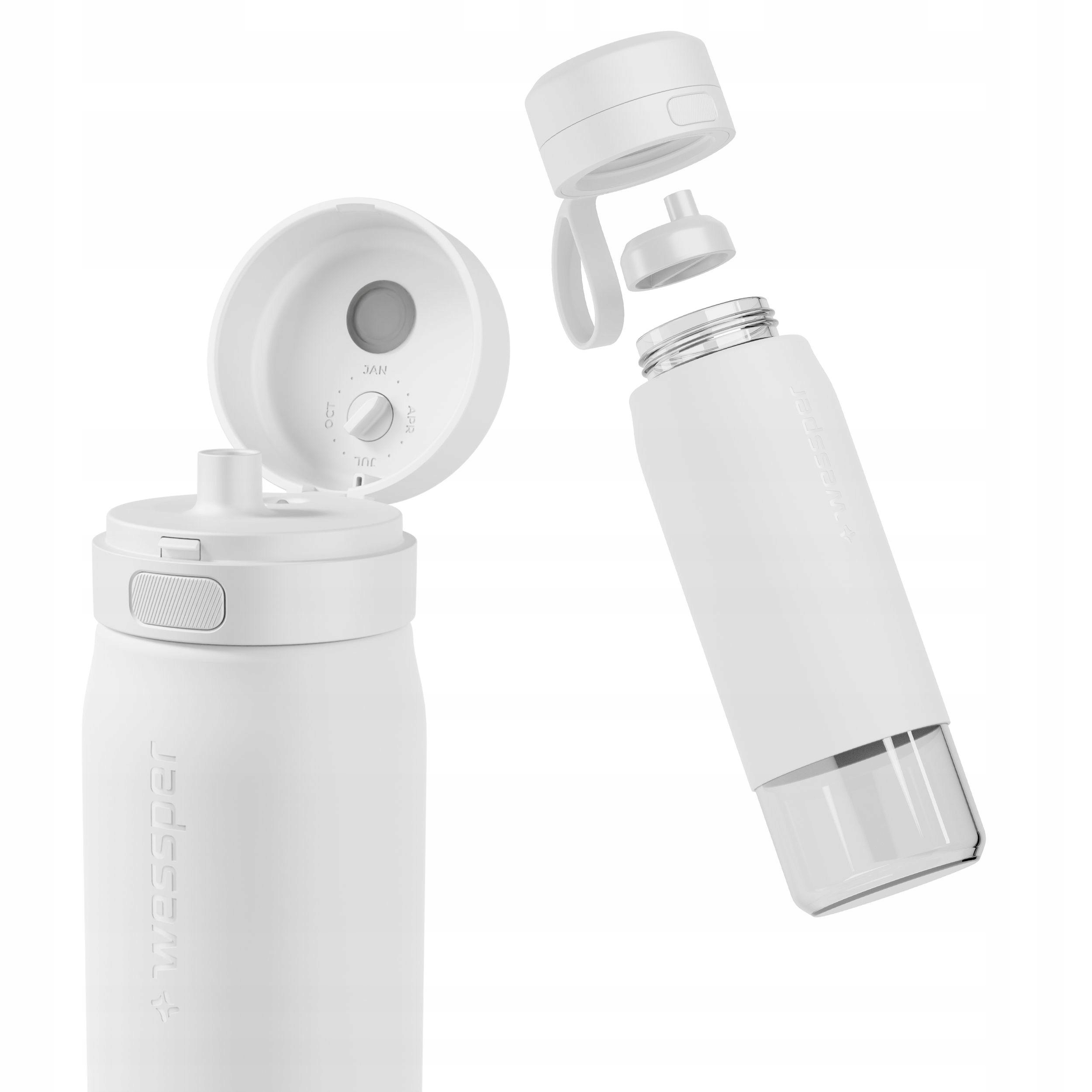 Butelka filtrująca Wessper B2 GLASS Actitex™ 700ml – Czysta woda zawsze pod ręką