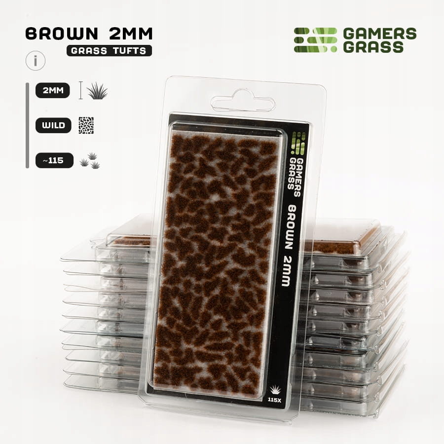 Gamers Grass: Plamy trawy - 2 mm - Brązowe plamy (Dzikie) – Idealne do Twojej scenerii