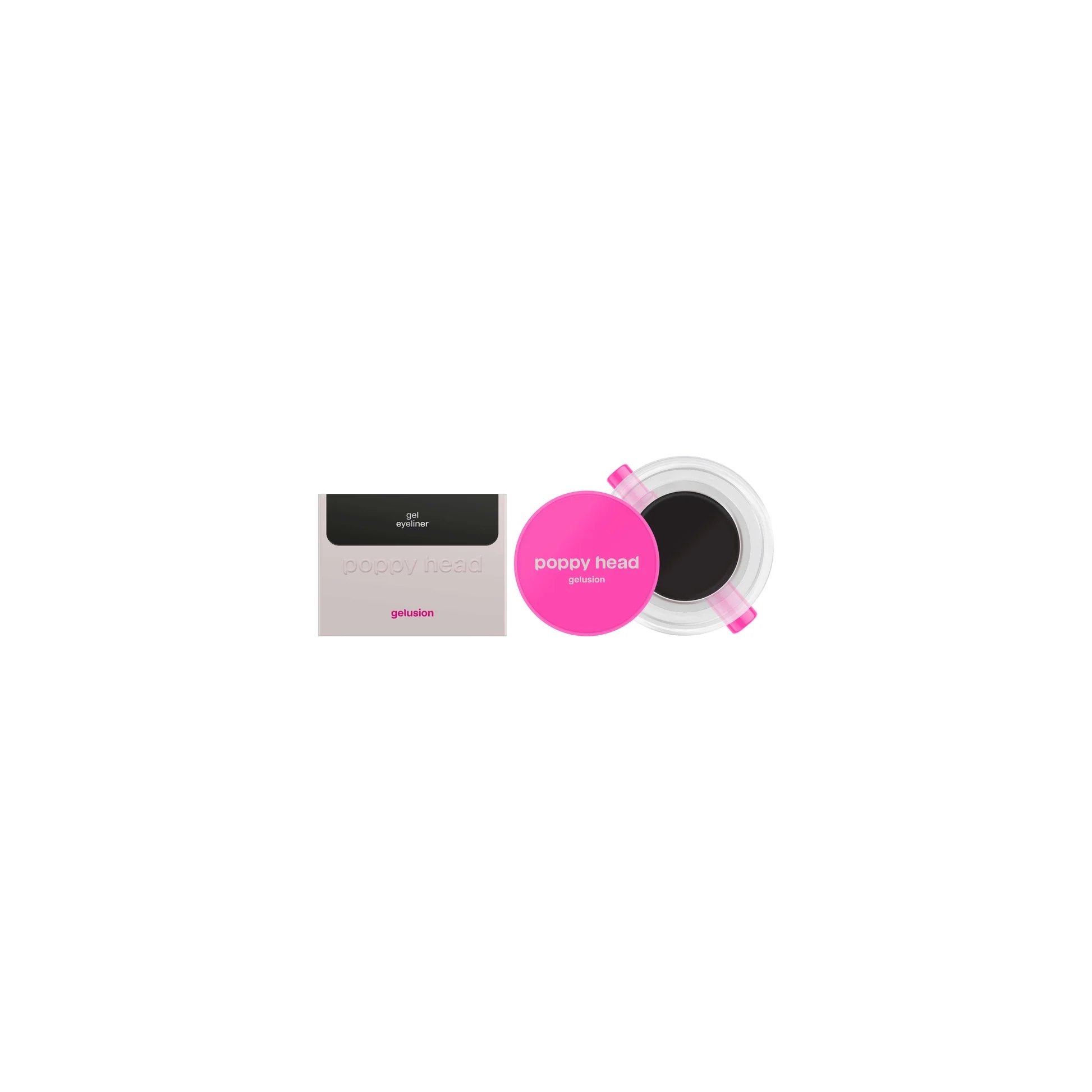 POPPY HEAD_Gelusion eyeliner w żelu z pędzelkiem 01 Darkspell – Perfekcyjne linie bez iluzji