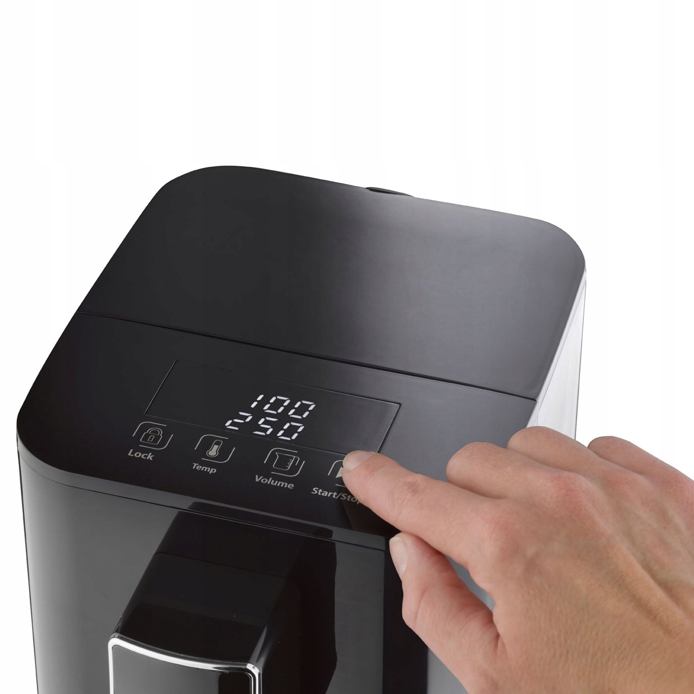 Regulacja temperatury – 7 ustawień od 40 do 100°C