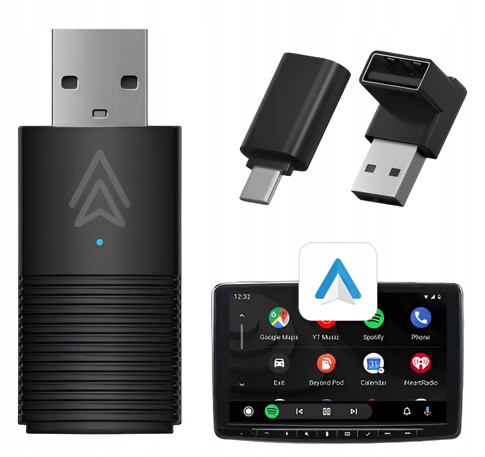 Bezprzewodowy Adapter Mini USB 2w1 TB NANO do Apple CarPlay / Android Auto – Nowoczesne połączenie w Twoim samochodzie