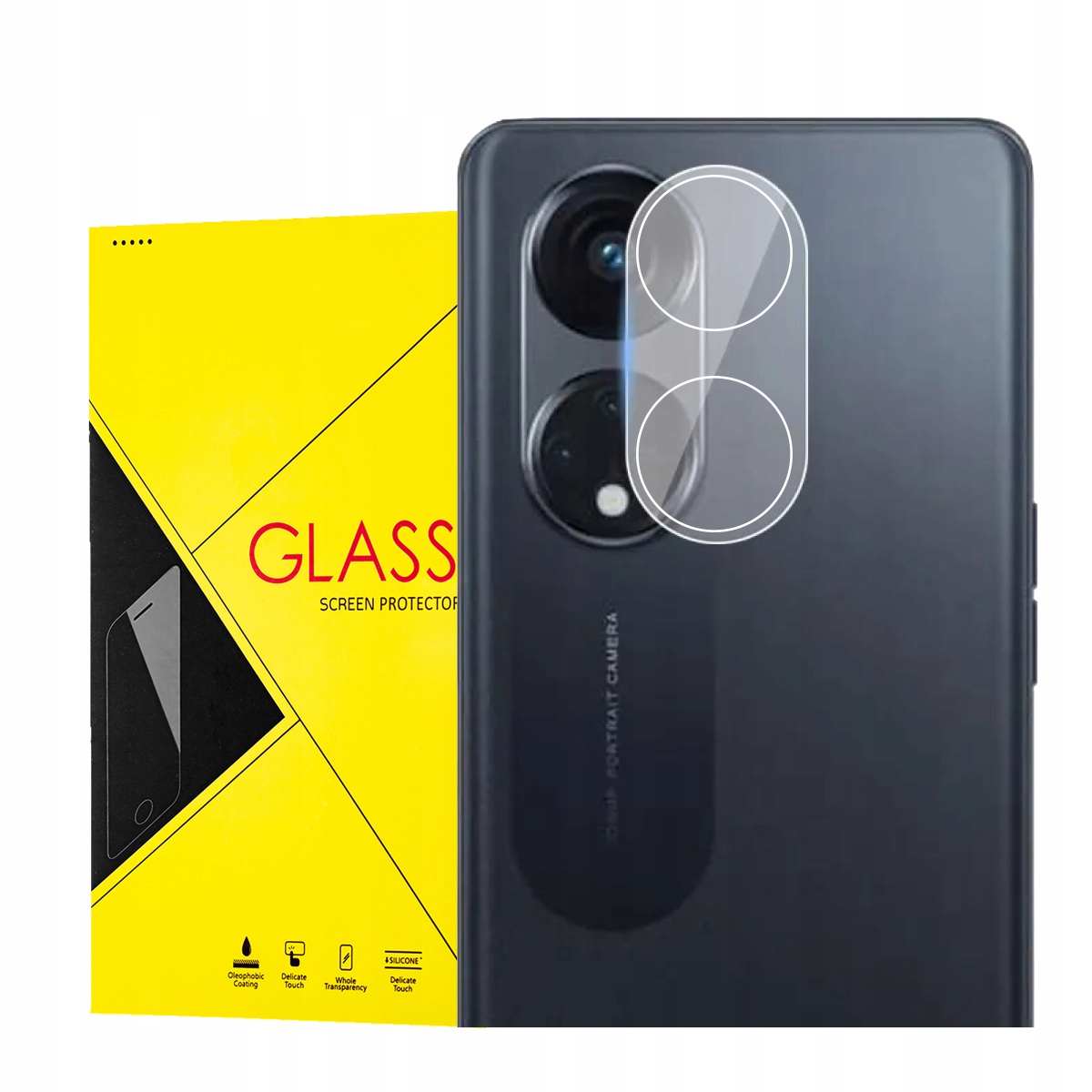 Szkło Hartowane SUPERO Camera Lens do Oppo A78 5G – Ochrona Twojego aparatu