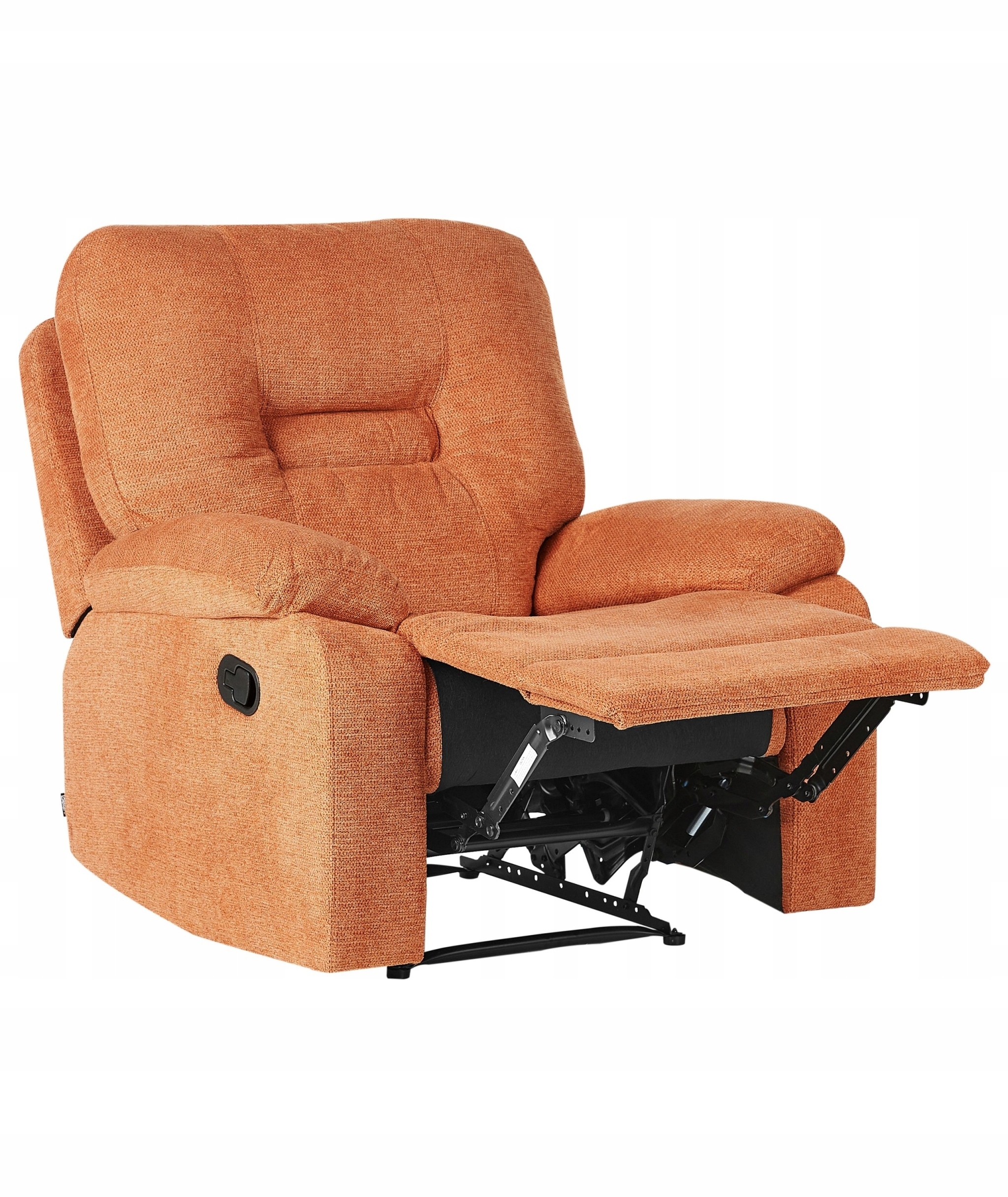 Rozkładany fotel BERGEN Pomarańczowy – Styl i komfort w Twoim domu