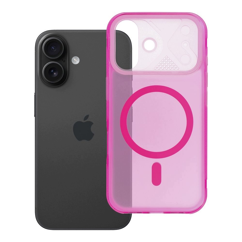 Etui na iPhone 16 Aurora zgodne z MagSafe różowe – Elegancka ochrona dla Twojego smartfona