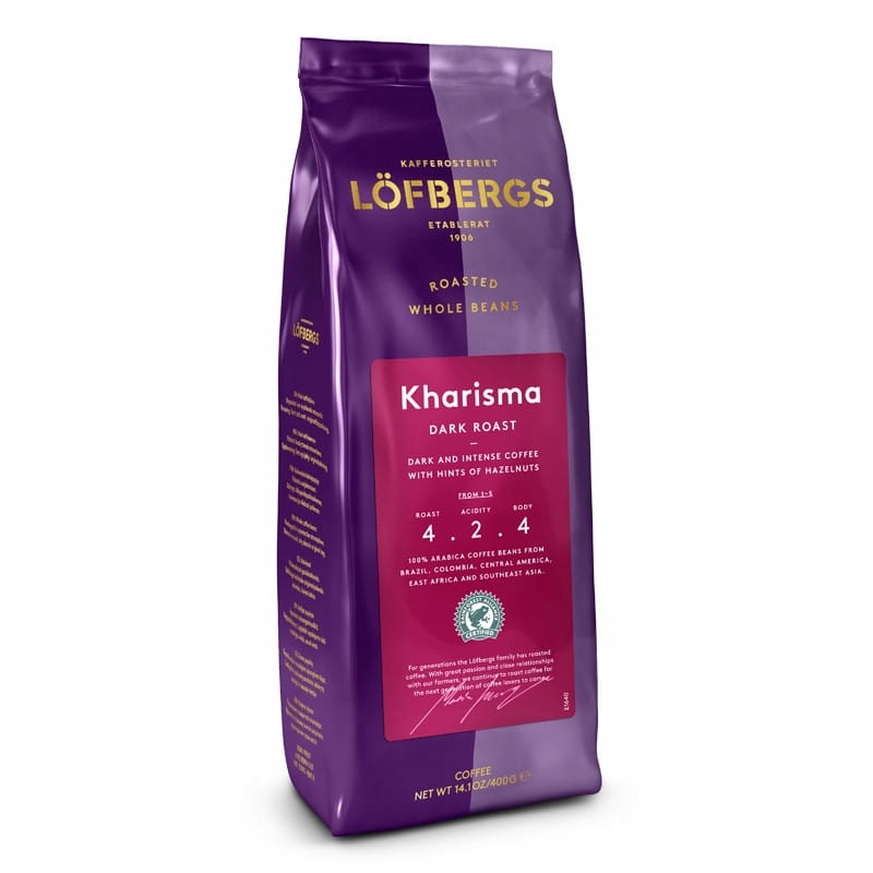 Kharisma Dark Roast 500 g – Intensywna kawa ziarnista dla prawdziwych smakoszy