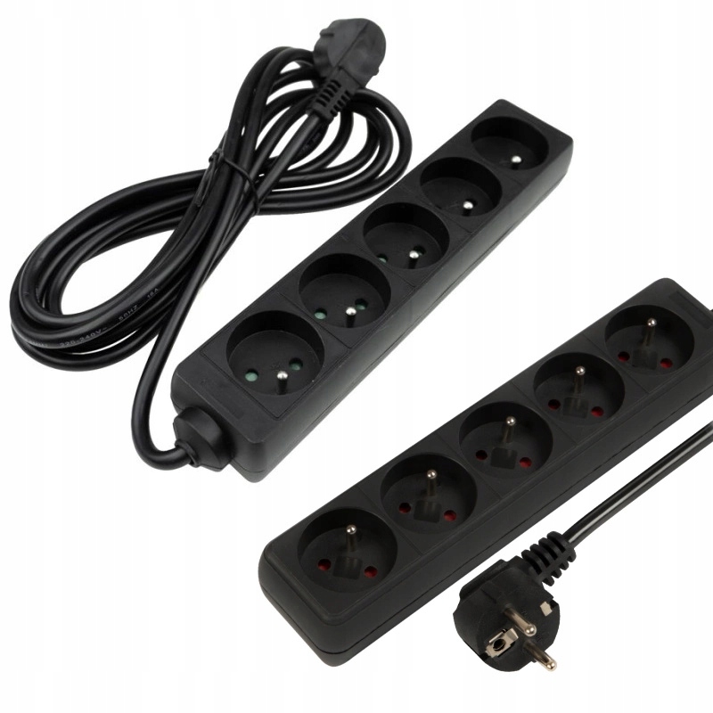 Wygodne użytkowanie z pięcioma gniazdami