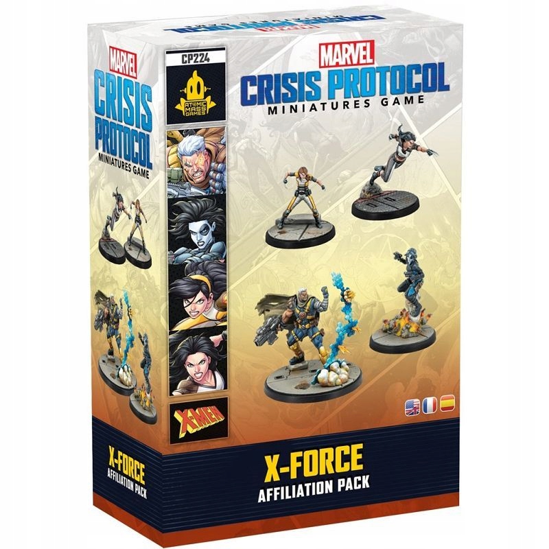 Marvel: Crisis Protocol - X-Force - Zestaw afiliacyjny – Wejdź do świata superbohaterów