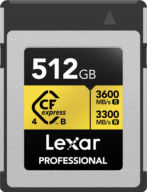 Karta pamięci Lexar CFexpress 4.0 Pro Gold R3600/W3300 512GB – Wydajność na najwyższym poziomie