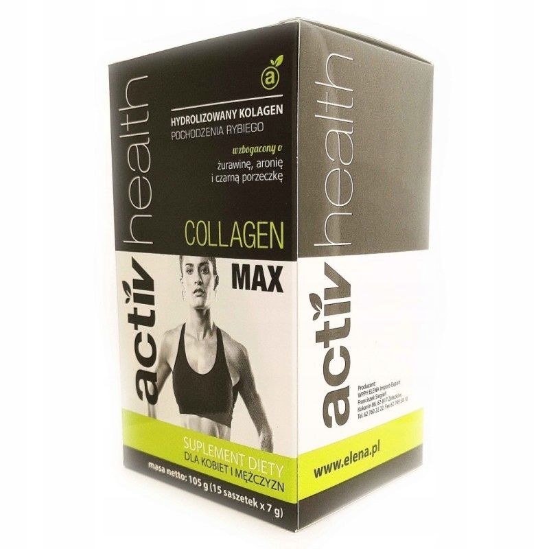 Activ Health Collagen Max – Suplement diety dla zdrowej skóry