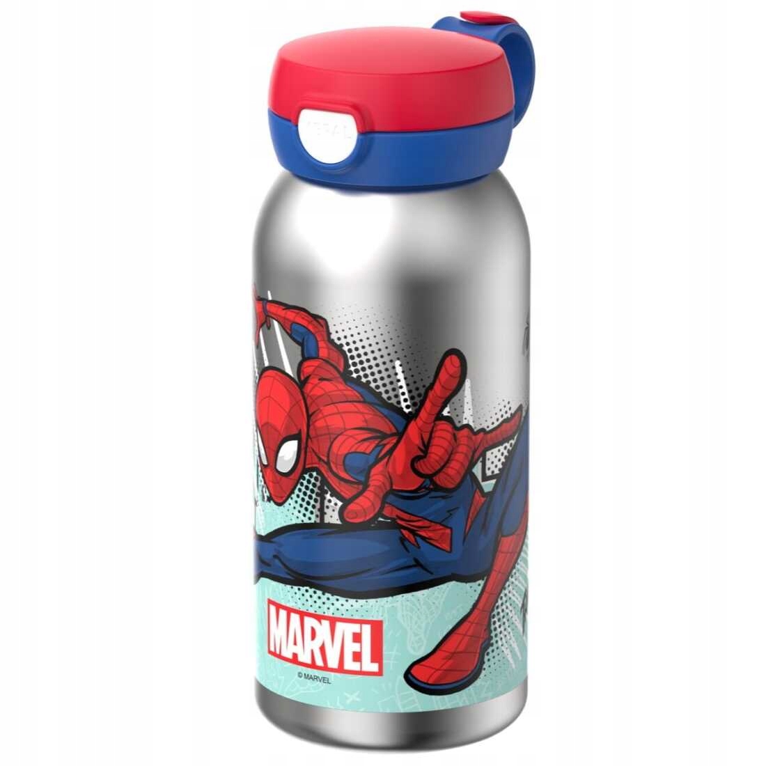 Butelka stalowa Flip Cap Campus Spiderman 600 ml – Idealna dla dzieci