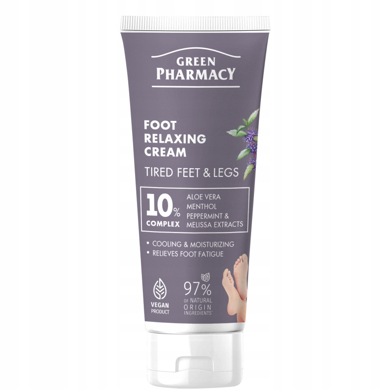 Krem relaksujący do stóp i nóg Green Pharmacy* 75ml – Twoje stopy zasługują na najlepszą pielęgnację