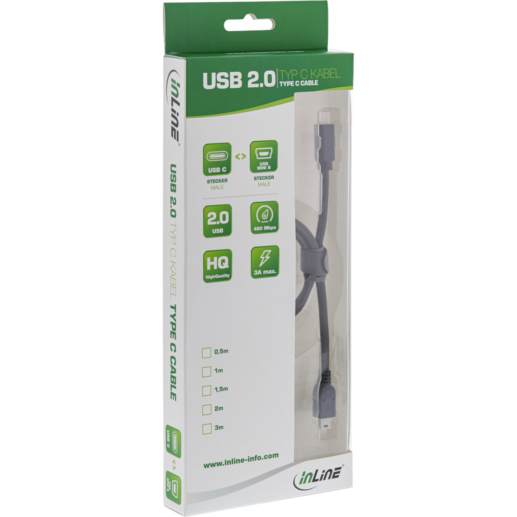 Wysoka jakość i niezawodność – Kabel USB 2.0 od niemieckiego producenta InLine