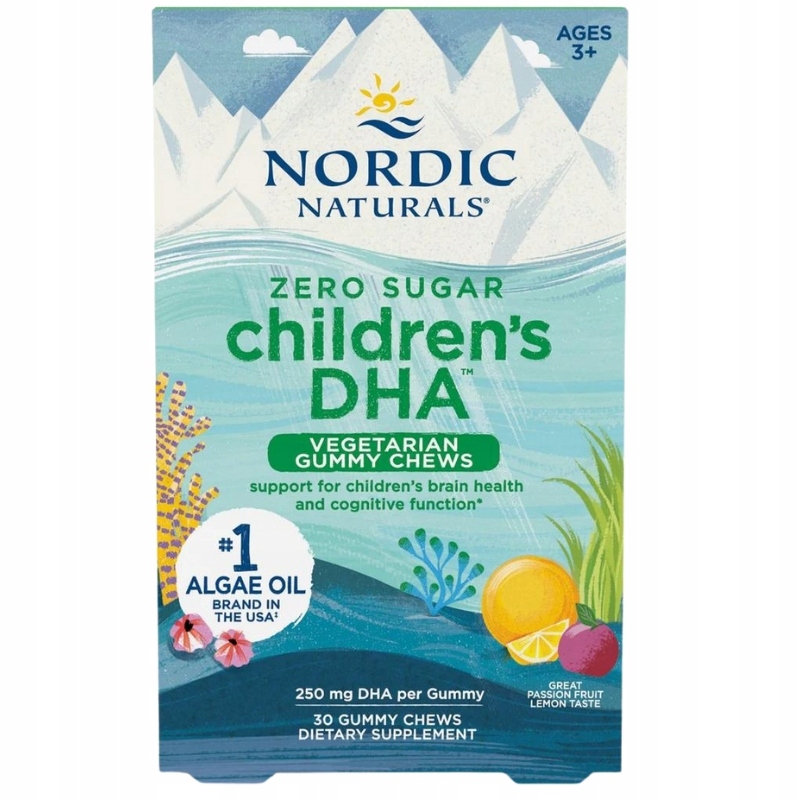 Nordic Naturals Children's DHA* Vegetarian Gummy Chews* – Suplement diety dla dzieci