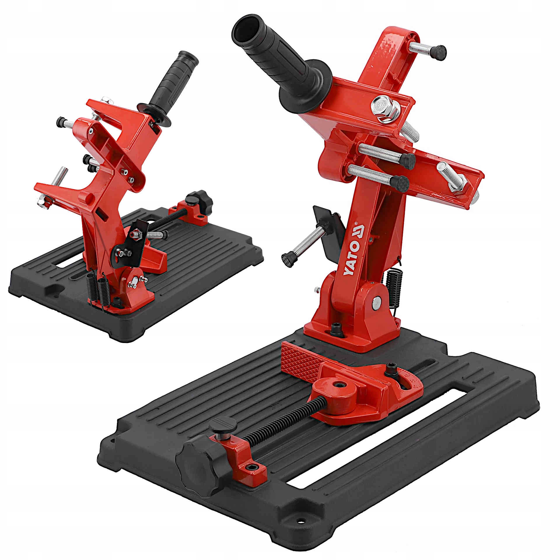 Wytrzymała podstawa ze staliwa z mocnym imadłem