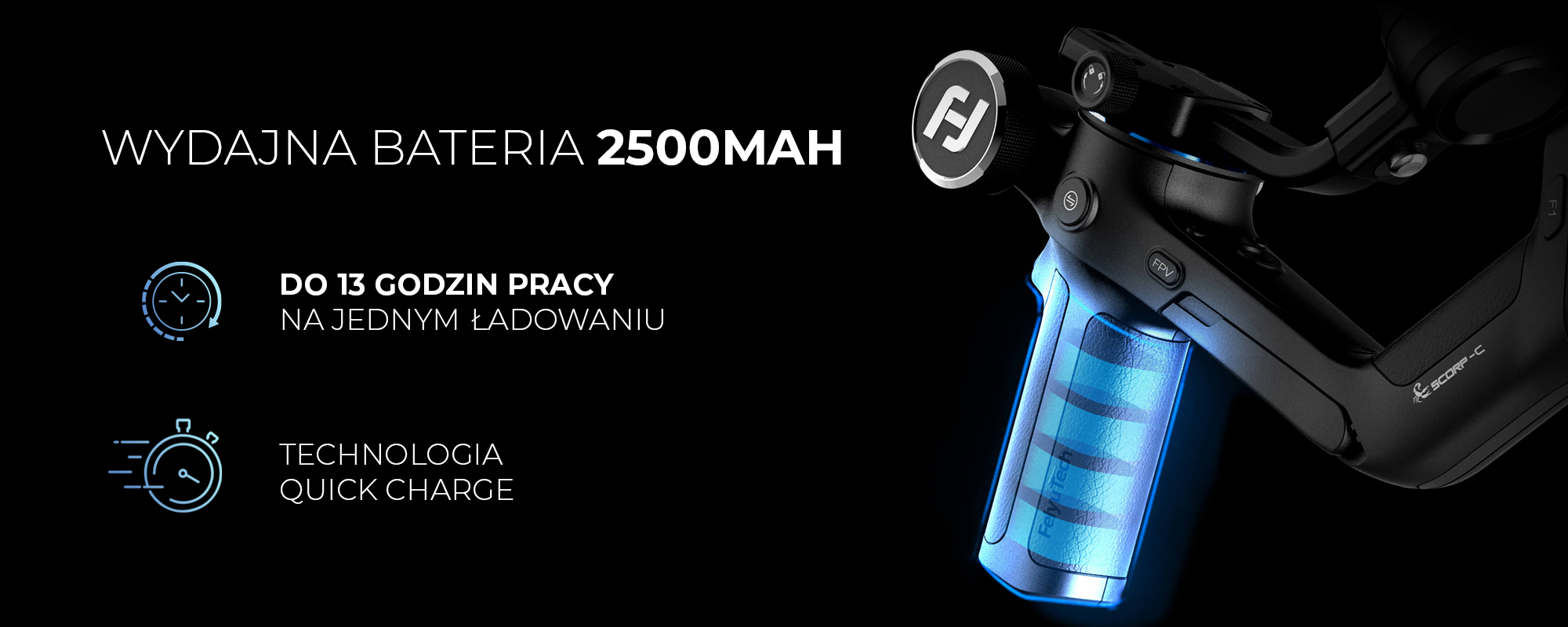 Dmuchawa wielofunkcyjna FeiyuTech KiCA JetFan - czerwona