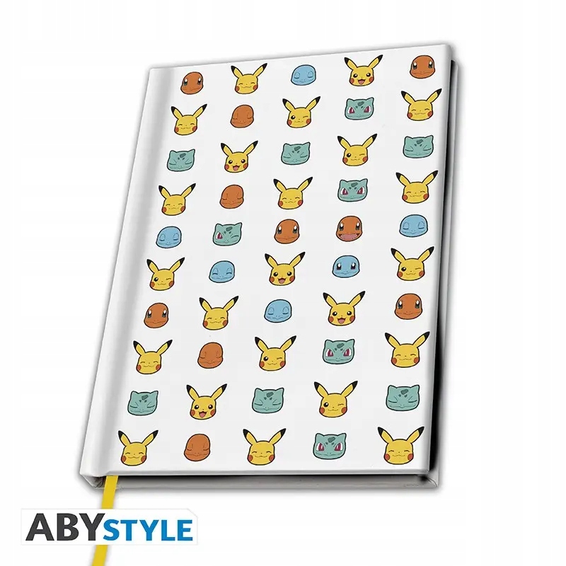 Notatnik A5 Starters Kanto Pokémon – Idealny dla każdego trenera