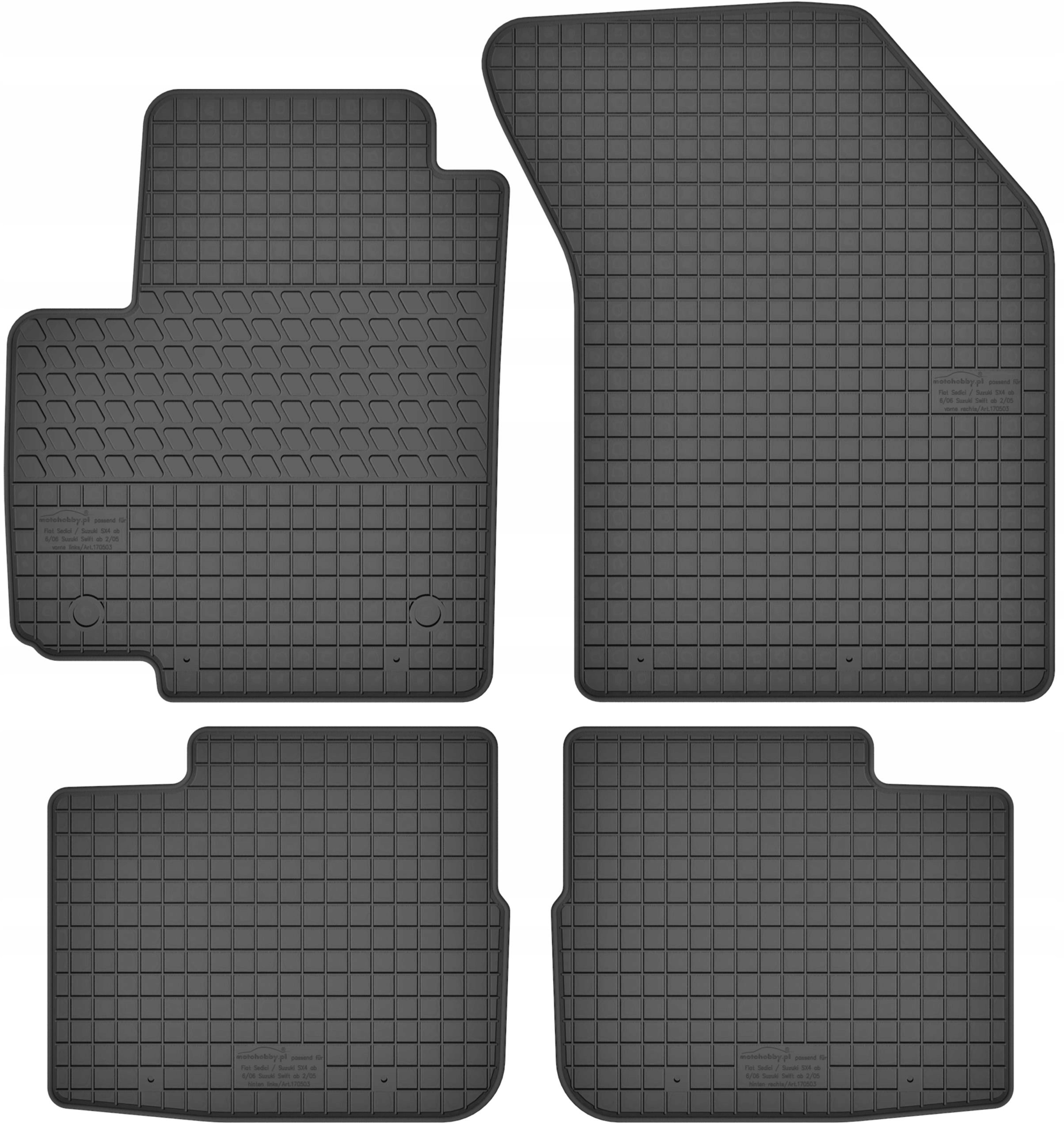Dywaniki gumowe do Suzuki Swift III (05-10) – Ochrona wnętrza Twojego auta