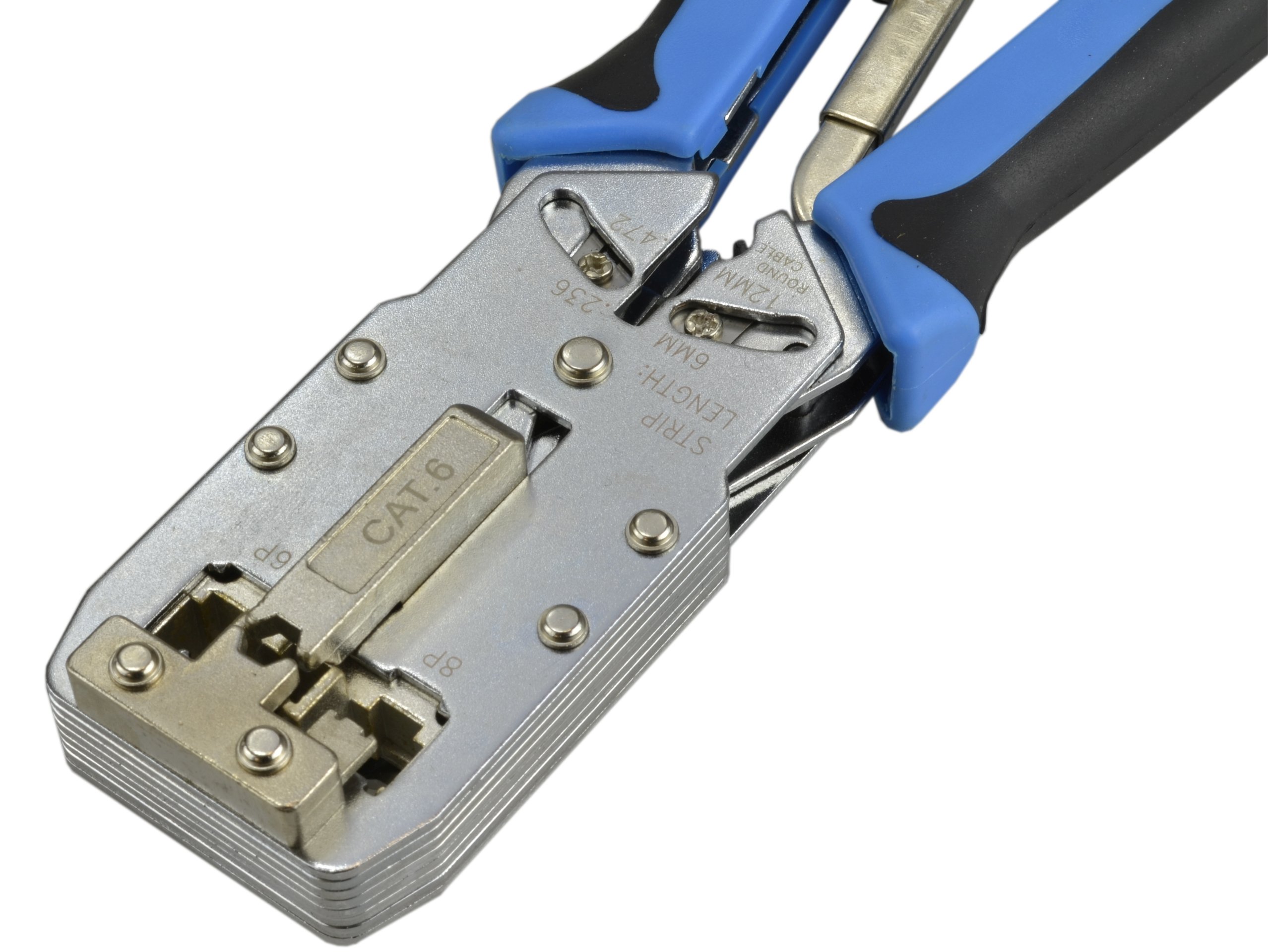 Zastosowanie w różnych typach wtyków: RJ-45, RJ-12, RJ-11