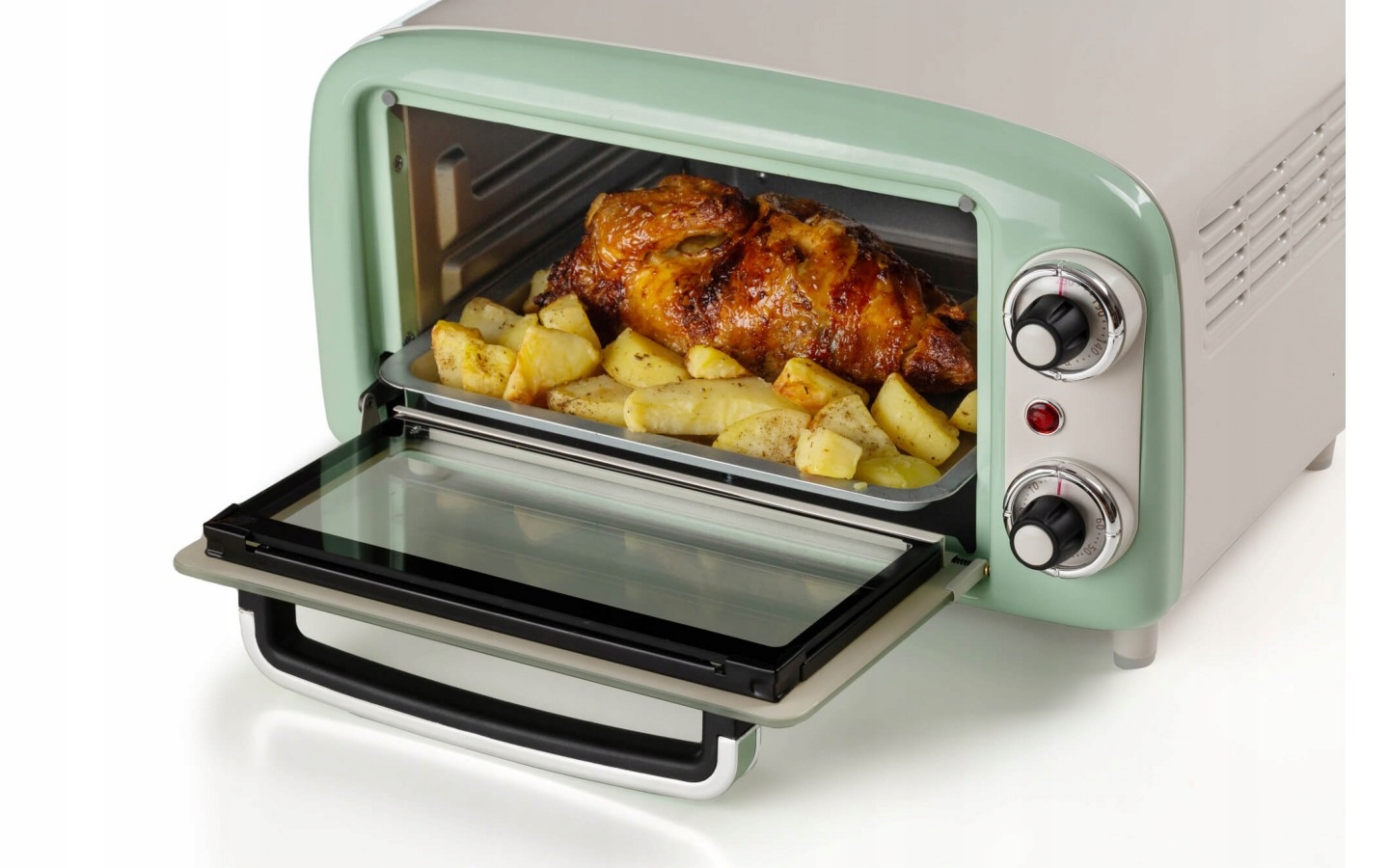 Wydajność 800 W i regulacja temperatury do 230°C