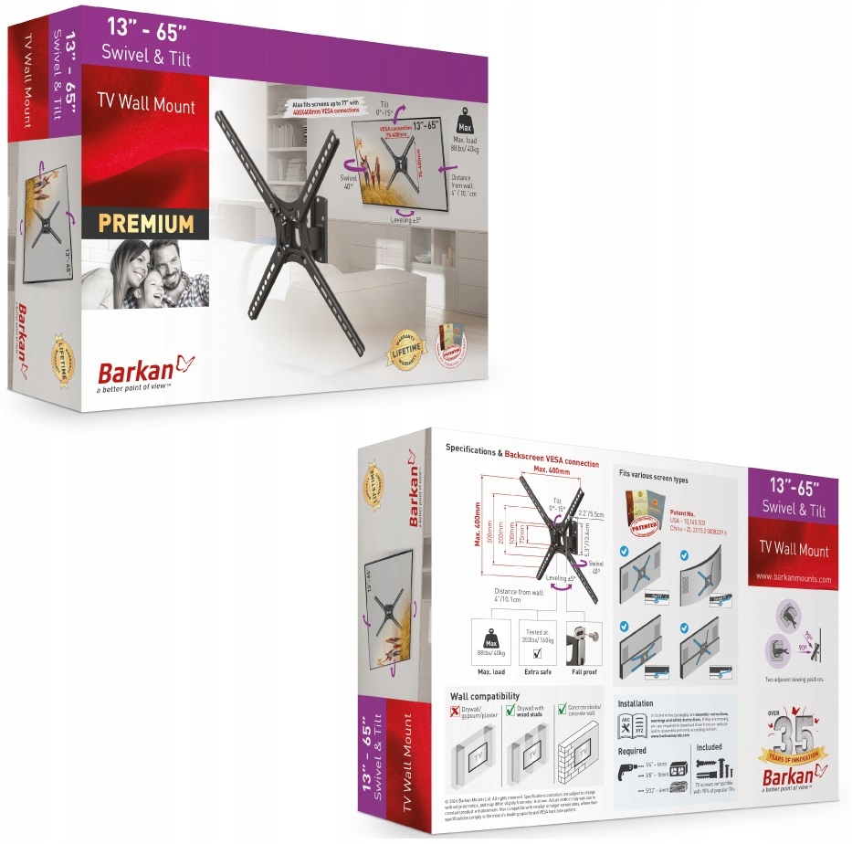 Wysoka jakość i stabilność – Uchwyt przetestowany na obciążenie do 160 kg