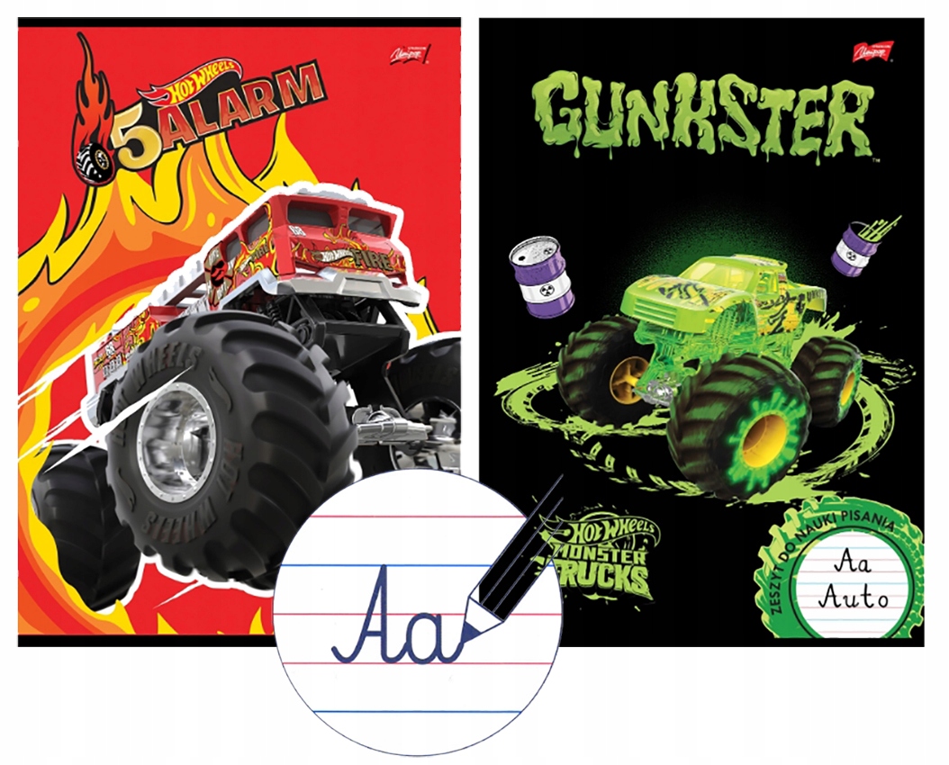 Modna grafika okładek z motywem Hot Wheels