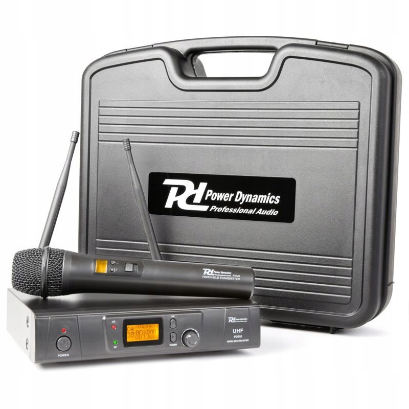 Bezprzewodowy zestaw mikrofonowy Power Dynamics PD781 – Profesjonalne nagrania w każdych warunkach