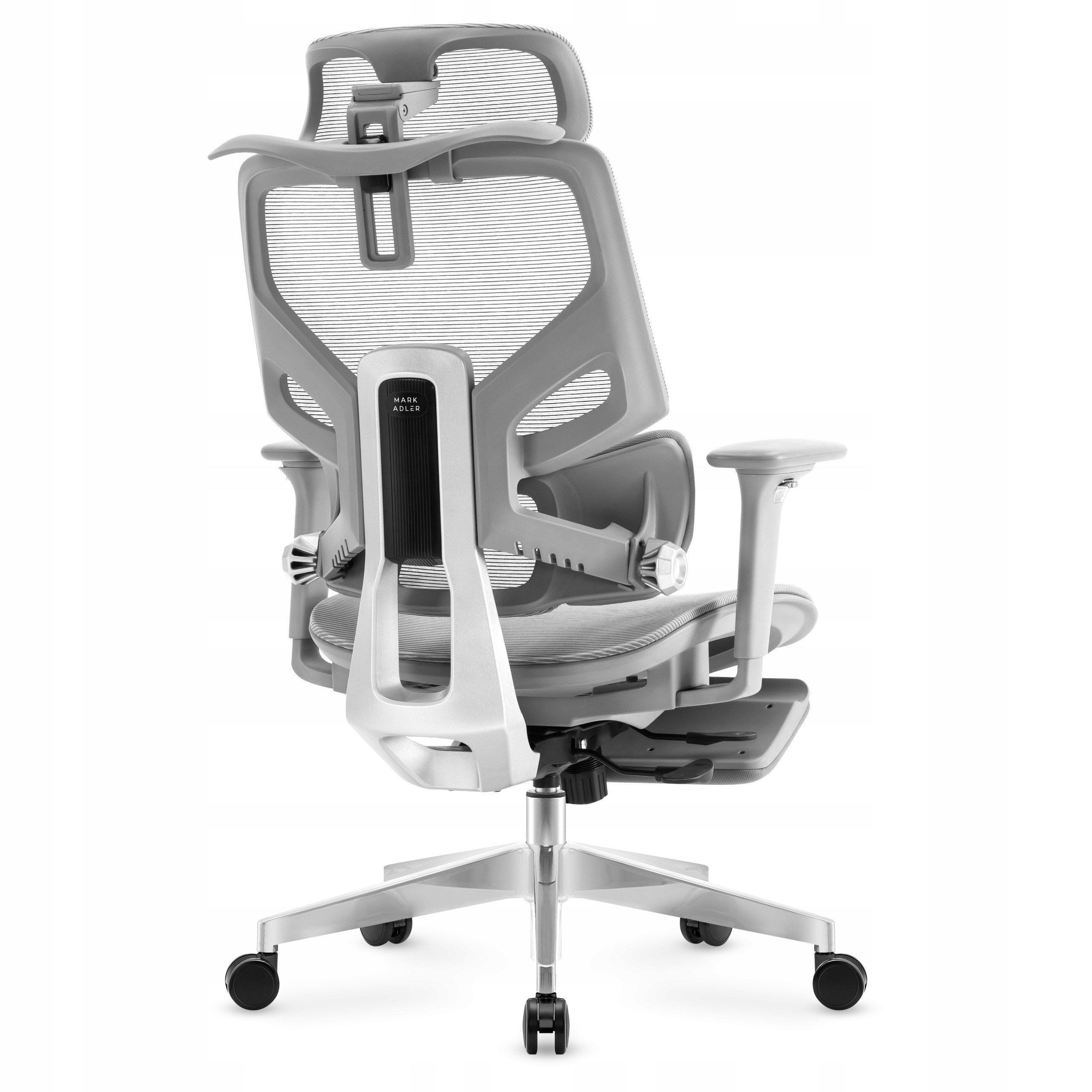 Fotel obrotowy MarkAdler Expert 8.7 Grey Mesh – Komfort i ergonomia w biurze