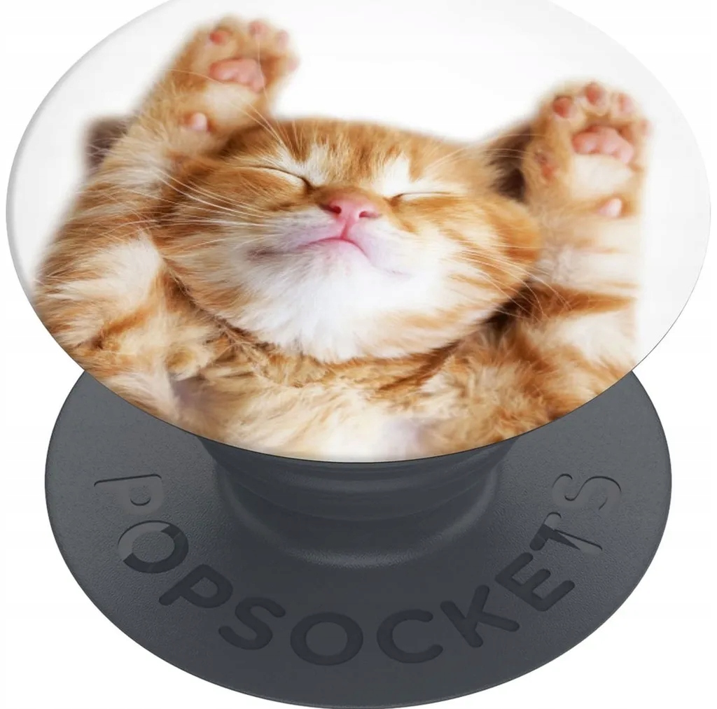 PopSockets Uchwyt na telefon Snoozy Cat – Niezbędnik dla nowoczesnego użytkownika