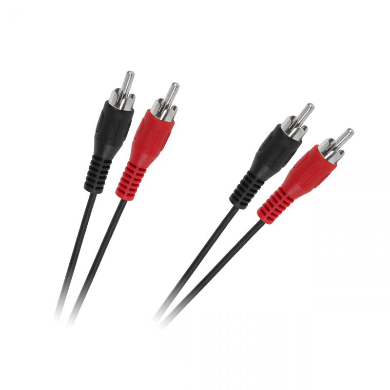 Kabel RCA (Cinch) x2 - RCA (Cinch) x2 1.8m czarny – Idealne połączenie audio