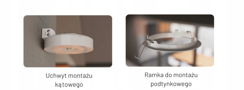 Montaż sufitowy i ścienny – elastyczność w aranżacji