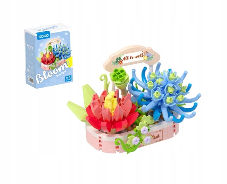 Rothenberger KOCO sukulenty doniczka nieb 271el 02088 44200 – Kreatywna zabawa dla każdego