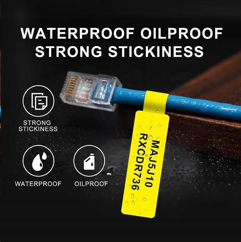 Wysoka jakość i trwałość etykiet – Odporność na wodę i olej