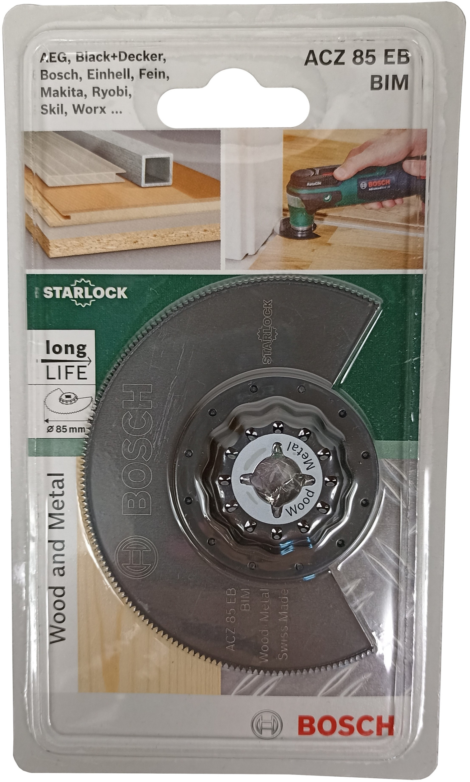 Szybka wymiana ostrza dzięki mocowaniu Starlock