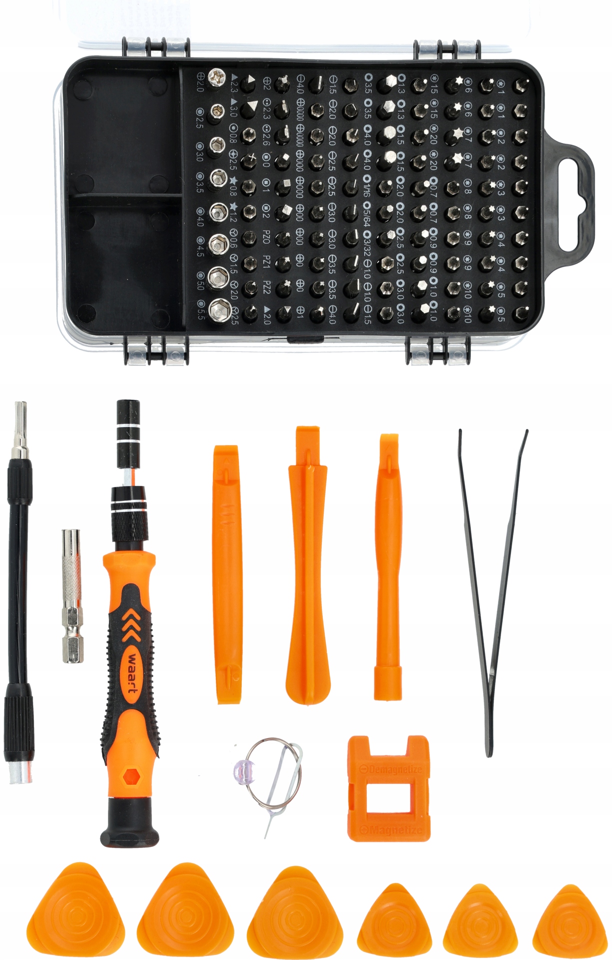 Zawartość zestawu – Co znajdziesz w WAART Zestawie Wkrętaków