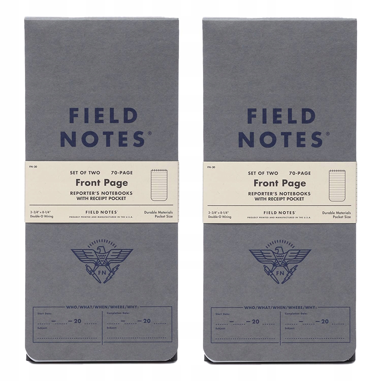 Notes Dziennikarski Field Notes Front Page – Idealny towarzysz dla dziennikarzy