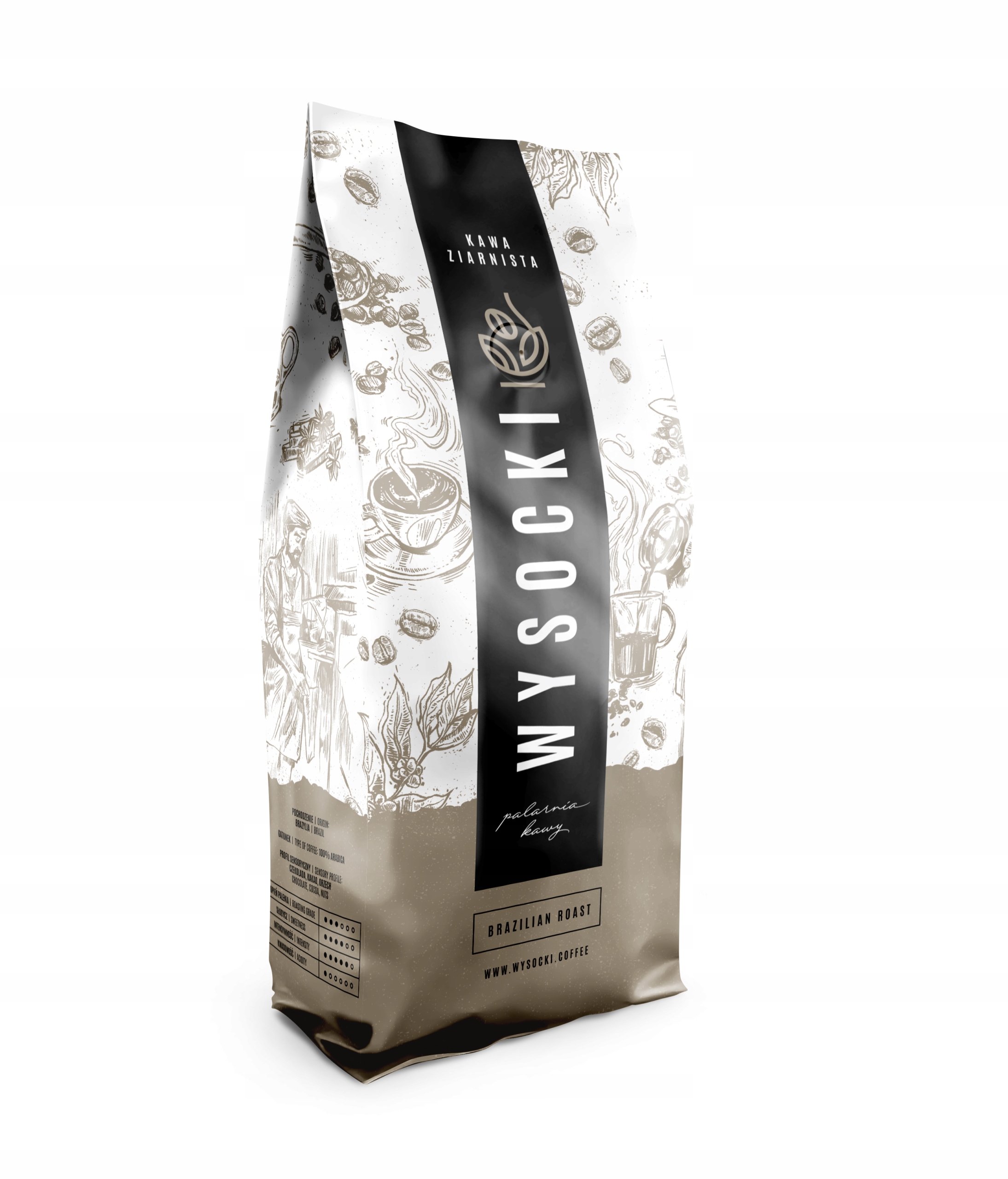 Kawa ziarnista Brazilian Roast 1kg – Doskonały wybór dla miłośników kawy