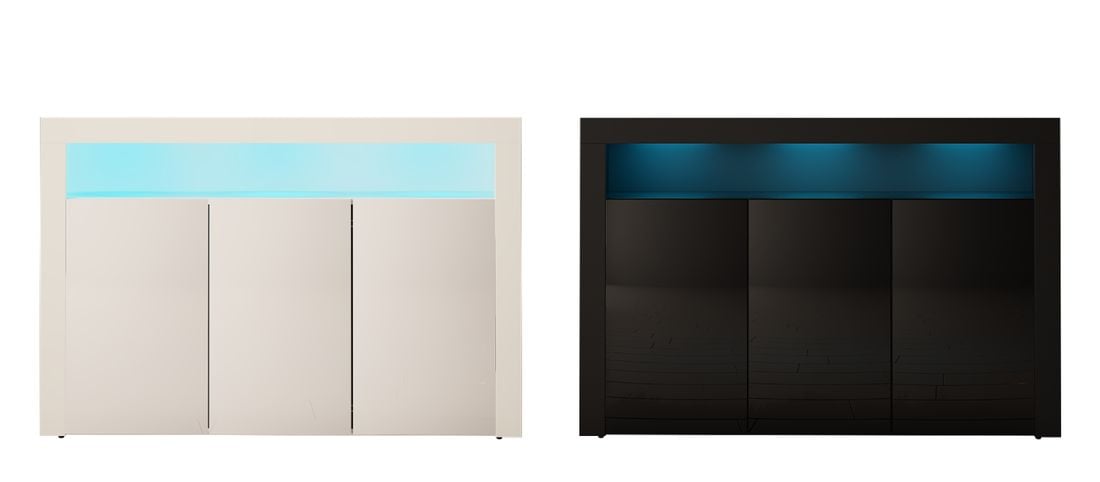 komoda-grand-4-130cm-czarny-mat-polysk-led-rgb-stan-nowy