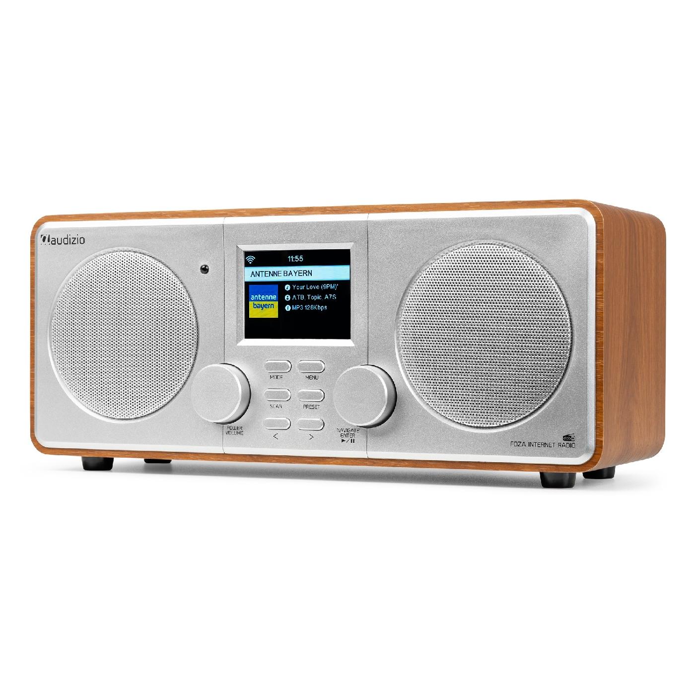 Radio internetowe Foza WiFi Stereo z DAB+ – Nowoczesne brzmienie w Twoim domu