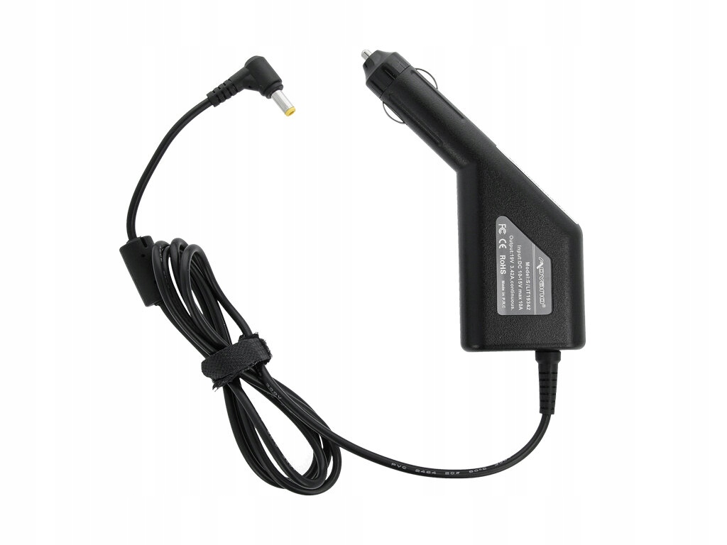 Zasilacz samochodowy Movano 19V 3.42A (5.5x2.5) 65W – Wydajność i jakość w jednym