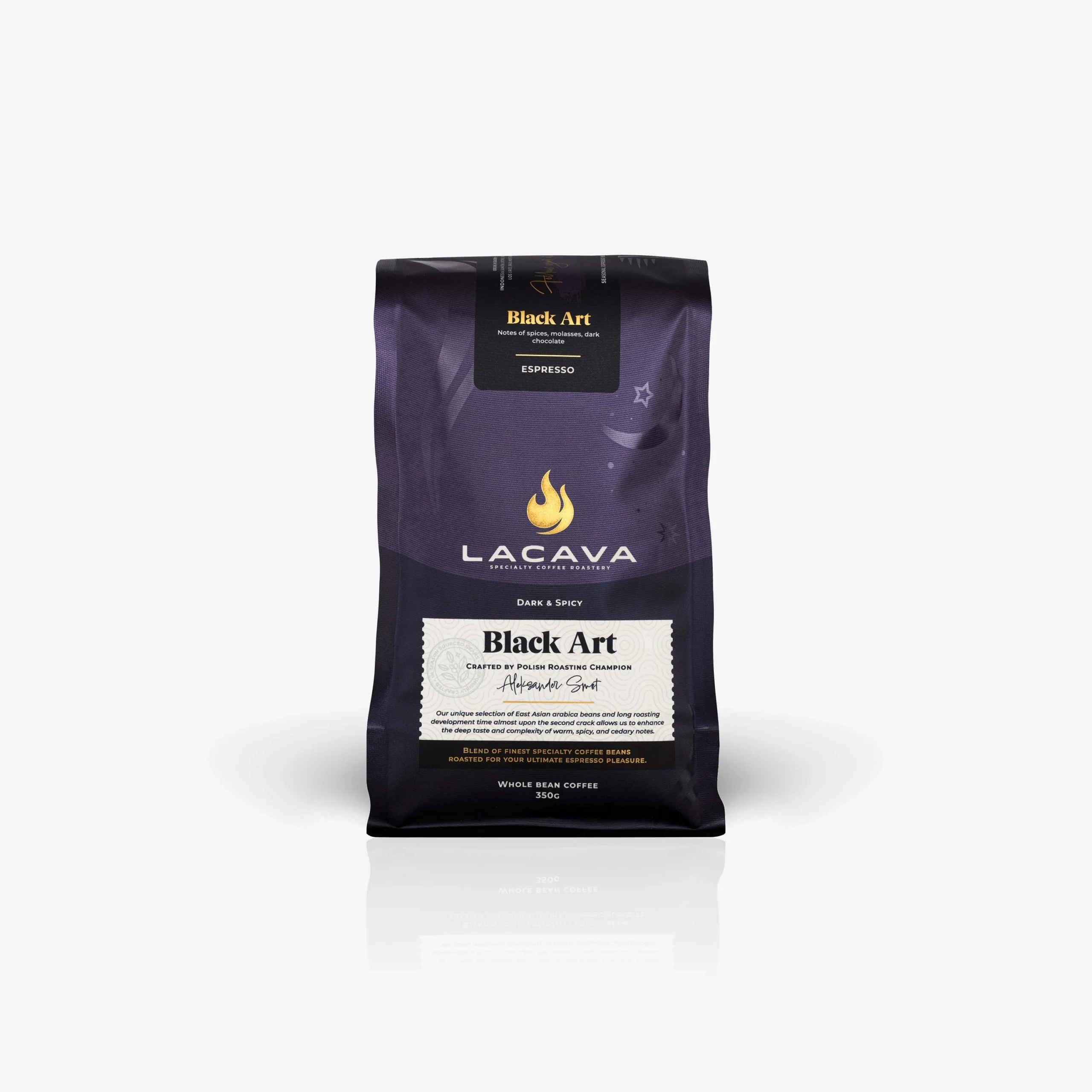 Mieszanka ziaren kawy specialty z Indonezji, Hondurasu i Brazylii