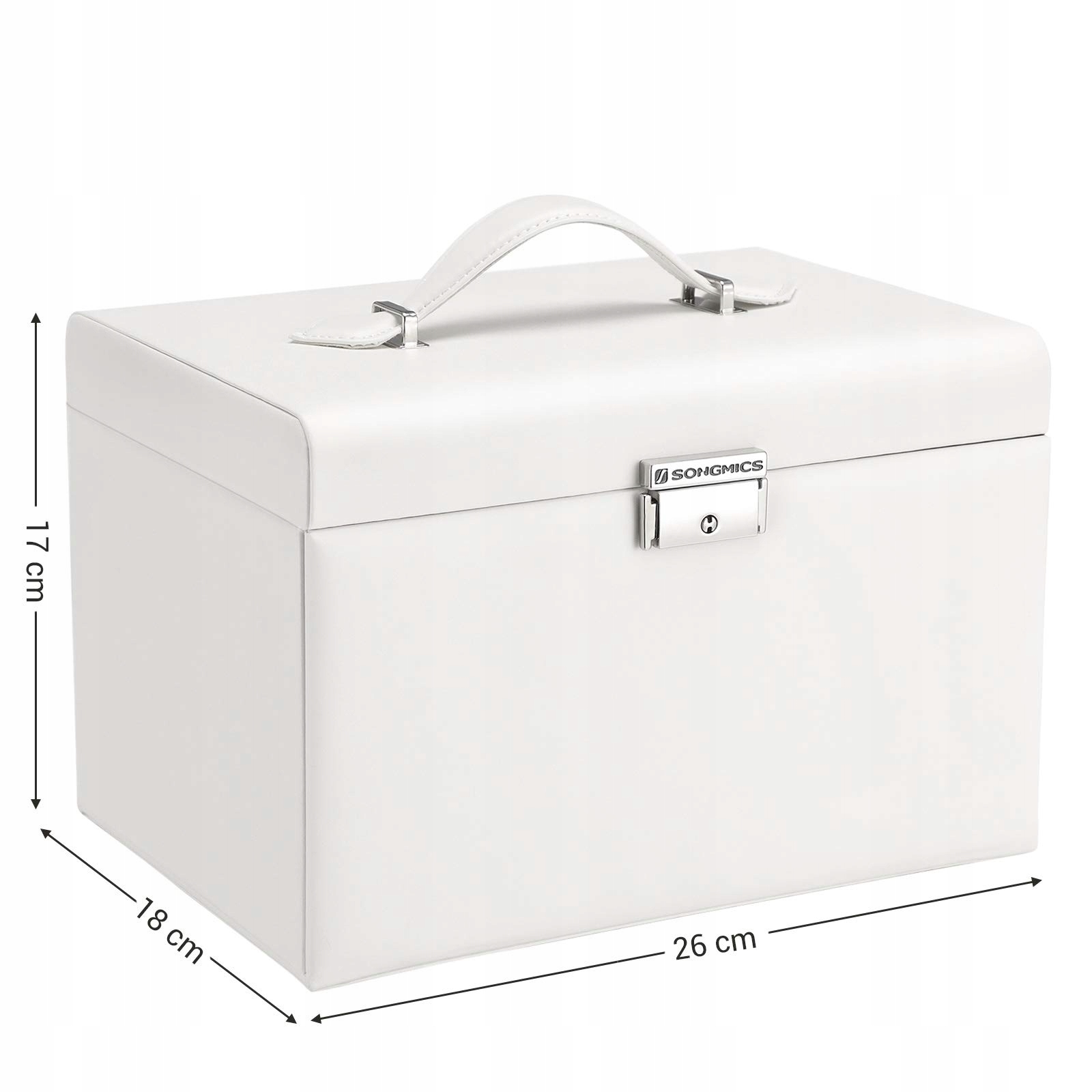 Songmics Pudełko Na Biżuterię – Elegancki organizer dla Twojej biżuterii