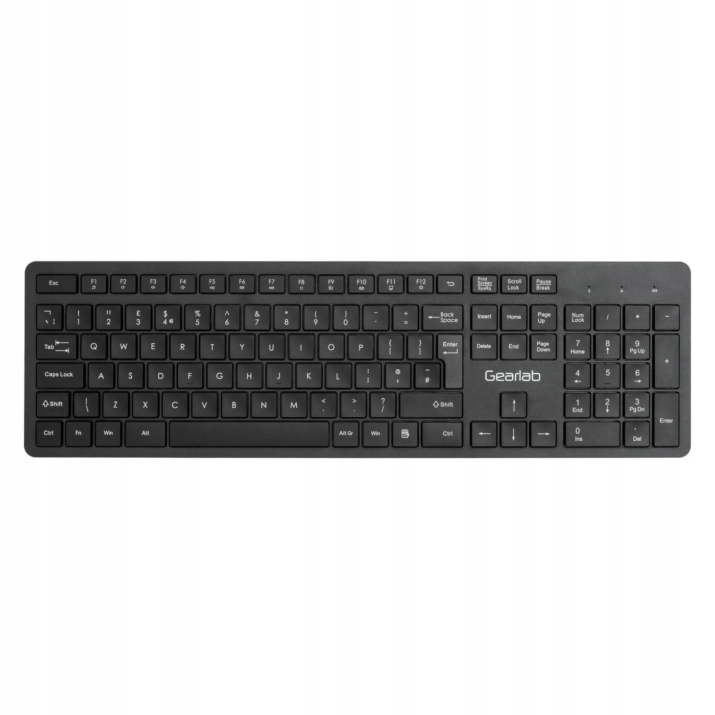 Pełnowymiarowy układ klawiatury QWERTY