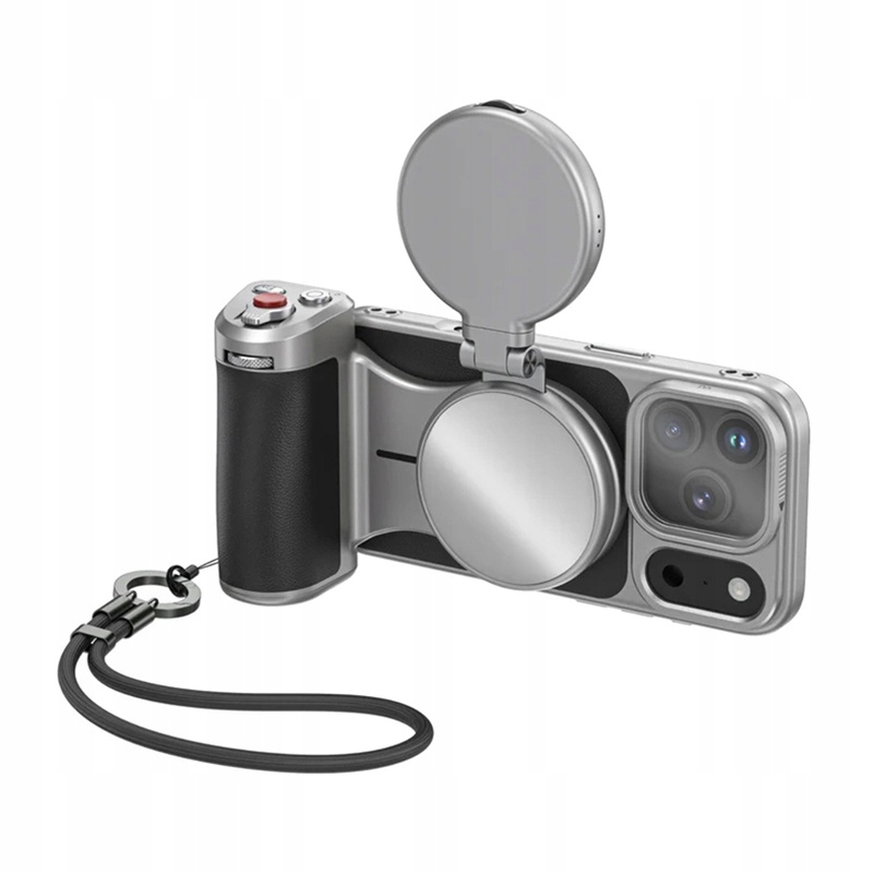 Uchwyt TELESIN Master Grip do Apple iPhone 17 Pro Max – Zestaw All-in-One z lampą i filtrem UV