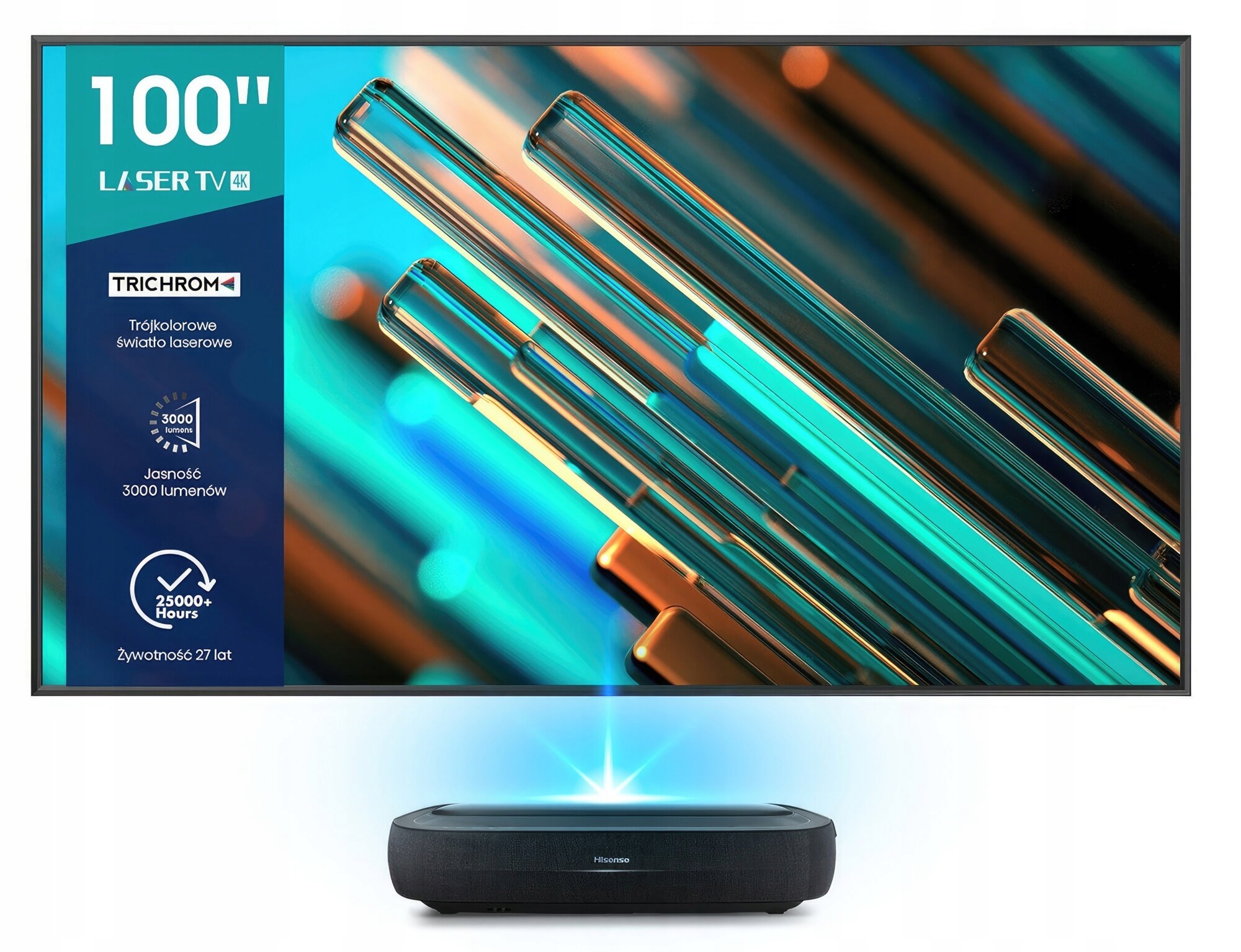 Projektor Hisense 100L9HD – Twój domowy kinowy spektakl