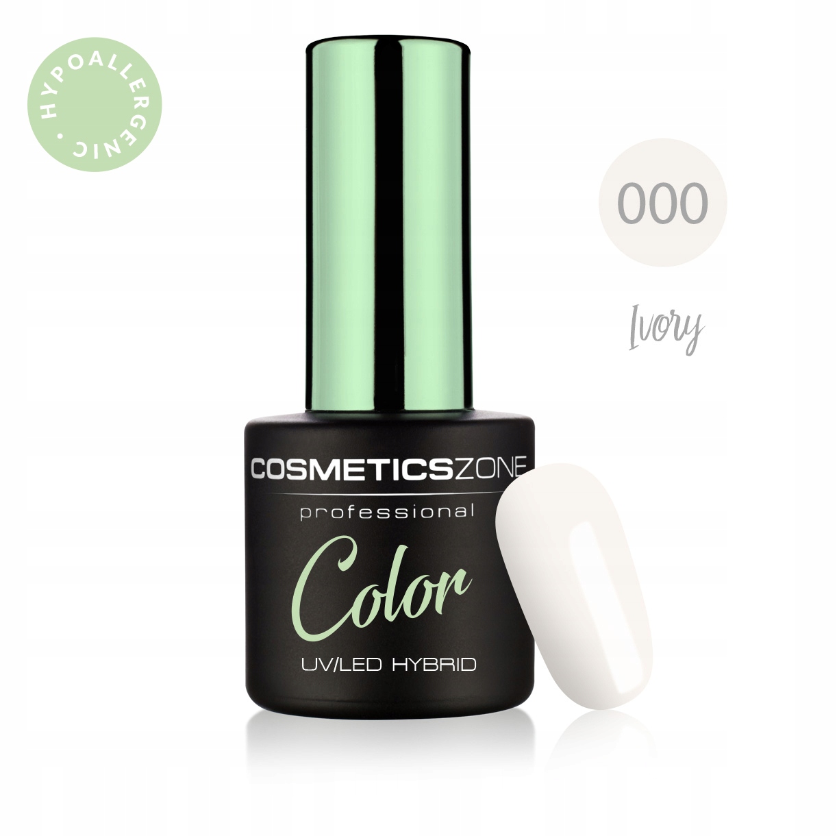 COSMETICS ZONE LAKIER HYBRYDOWY KOLOR 7ML - NR 000 EAN (GTIN) 5903876980009
