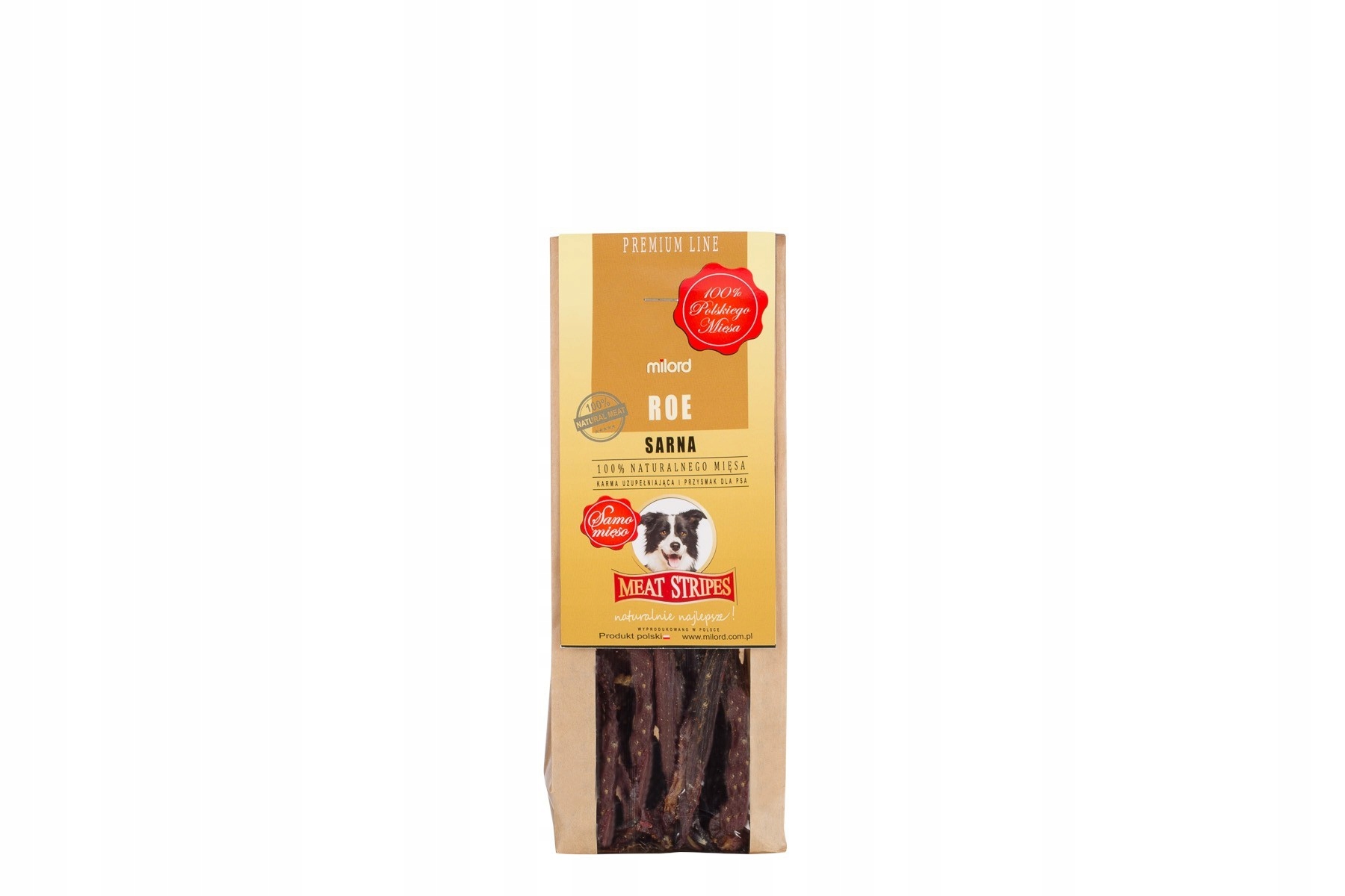 Przysmak dla psa Milord - Sarna paski 150 g – Smak dla Twojego pupila