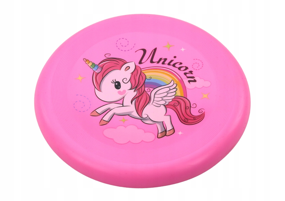 Latający Dysk Frisbee Jednorożec Różowy 20cm – Magia zabawy na świeżym powietrzu